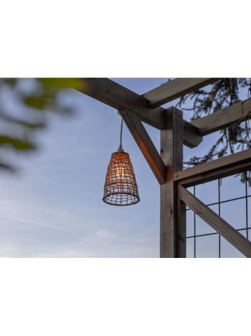 STAR Trading Lampenschirm "Tove" in Beige - (H)23 x Ø 17 cm