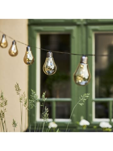 STAR Trading LED-Girlande "Battery" in Grau - (L)360 cm