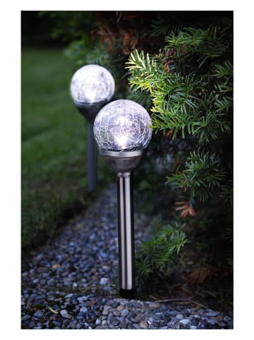 STAR Trading Solarne lampy ogrodowe LED (2 szt.) "Roma" - wys. 27 cm
