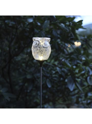 STAR Trading Solarna lampa LED "Howly" w kolorze czarnym - wys. 75 x Ø 9 cm