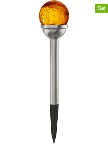 STAR Trading Solarne lampy ogrodowe LED (2 szt.) - wys. 28 cm