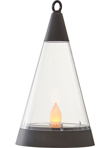 STAR Trading LED-Solar-Gartenstecker "Pisa" in Schwarz - (H)70 cm