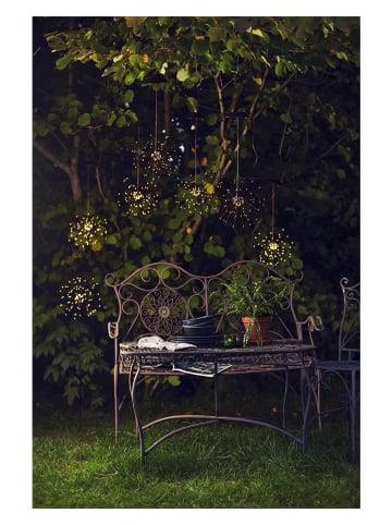 STAR Trading Ledsolartuinsteker "Firework" zwart - (H)100 cm