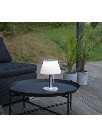 STAR Trading Ledsolarlamp "Felix" wit/zilverkleurig - (H)28 cm