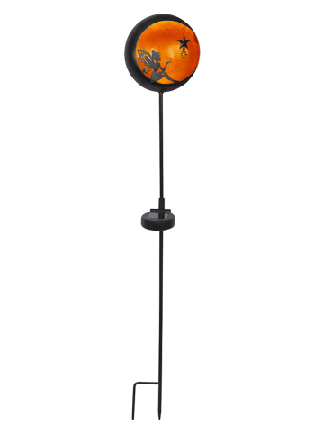 STAR Trading LED-Solar-Gartenstecker "Fairytale" in Schwarz/ Orange - (H)78 cm