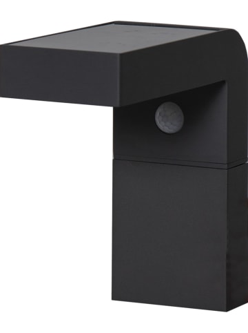 STAR Trading Solarna lampa ścienna LED "Vici" w kolorze czarnym - 9 x 20 cm