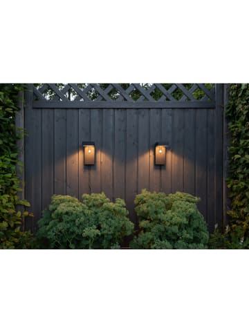 STAR Trading Solarna lampa ścienna LED "Vici" w kolorze czarnym - 9 x 20 cm