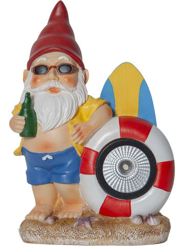 STAR Trading Solarna figurka LED "Gnomy" z kolorowym wzorem - 16 x 23 cm