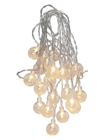 STAR Trading LED-Solarlichterkette "Globini" in Warmweiß - (L)475 cm