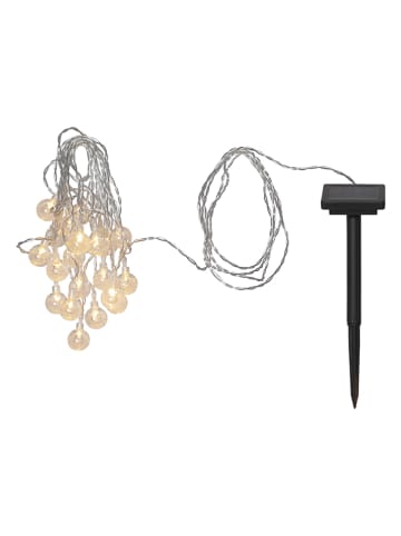 STAR Trading Ledsolarlichtketting "Globini" warmwit - (L)475 cm