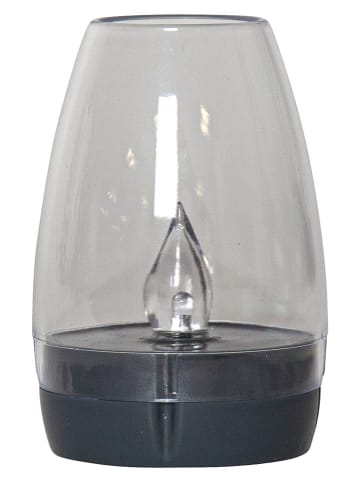 STAR Trading LED-Solar-Dekoleuchten "Tropea" in Grau - (H)9 Ø 6 cm