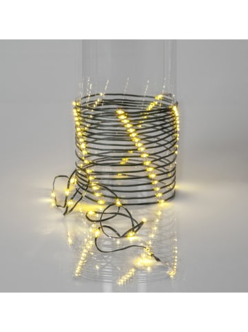 STAR Trading Solarny łańcuch LED "Dew Drop Micro" w kolorze czarnym - dł. 7,4 m