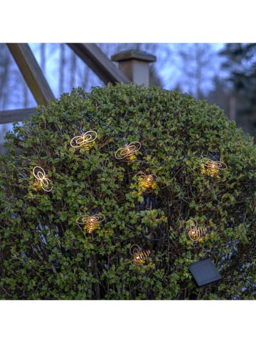 STAR Trading Solarny łańcuch świetlny LED "Wings" w kolorze jasnobrązowym - 210 x 10 cm