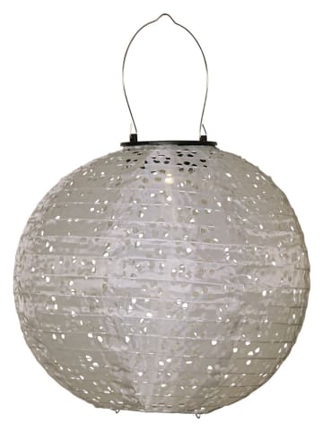 STAR Trading Solarny lampion LED "Festa" w kolorze beżowym