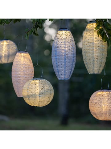 STAR Trading Solarny lampion LED "Festa" w kolorze zielonym - 20 x 40 cm