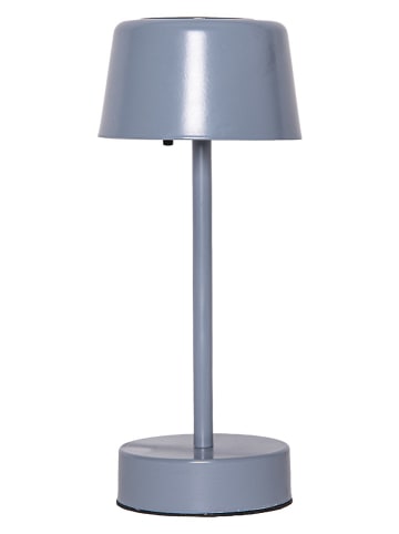 STAR Trading LED-Solar-Lampe "Solei" in Grau - (B)12 x (H)26,5 cm