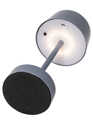 STAR Trading Ledsolarlamp "Solei" grijs - (B)12 x (H)26,5 cm