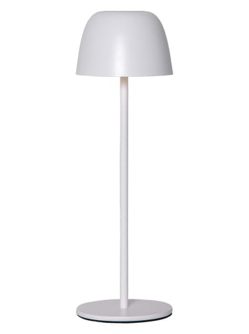 STAR Trading LED-Tischleuchte "Ronda" in Weiß - (H)34,5 cm - Ø 11 cm