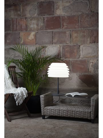 STAR Trading Außenleuchte "Gardenlight" in Schwarz/ Weiß - (H)50 cm