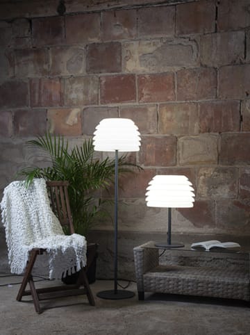 STAR Trading Außenleuchte "Gardenlight" in Schwarz/ Weiß - (H)150 cm