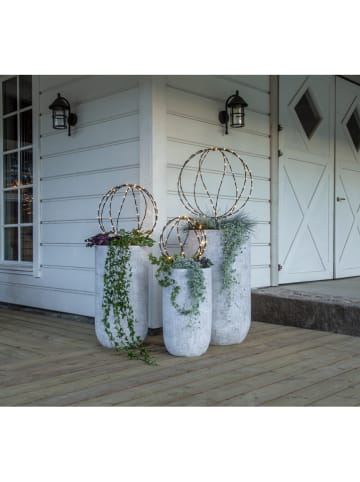 STAR Trading Solarna lampa LED "Sphere" w kolorze czarnym - 50 x 64 cm