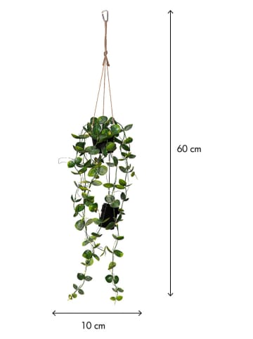 STAR Trading LED-Dekoleuchte "Laos'' in Grün - (H)65 x Ø 10 cm