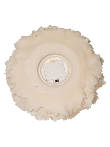 STAR Trading LED-Dekoleuchte "Sandy" in Weiß - (H)16,5 x Ø 28,5 cm