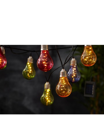 Best Season LED-Solargirlande "Glow" in Bunt - (L)180 cm