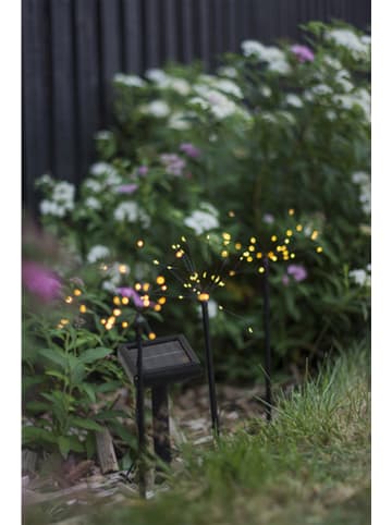 Best Season 3er-Set: LED-Solar-Gartenstecker "Firework" in Schwarz - (H)100 cm