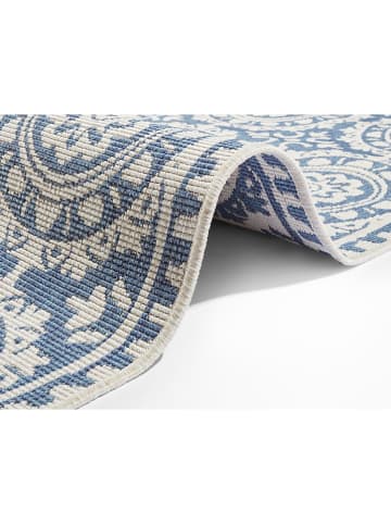 NORTHRUGS Dywan "Jardin" w kolorze niebiesko-kremowym