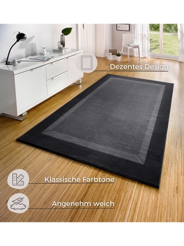 Hanse Home Kurzflor-Teppich "Basic" in Schwarz
