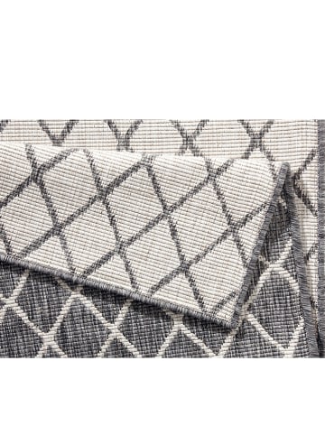NORTHRUGS Outdoor-Wendeteppich "Malaga" in Grau/ Creme