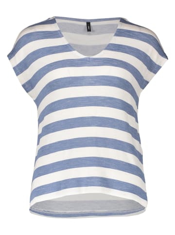 ONLY Shirt lichtblauw/wit