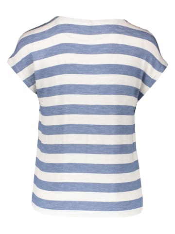 ONLY Shirt in Hellblau/ Weiß