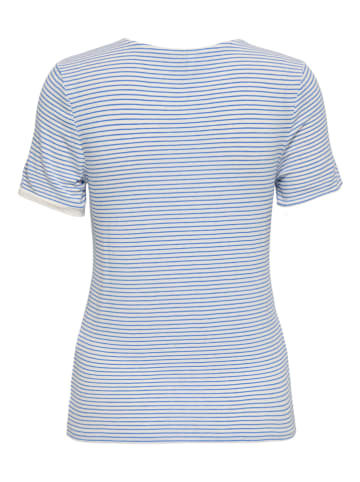 ONLY Koszulka w kolorze niebiesko-białym