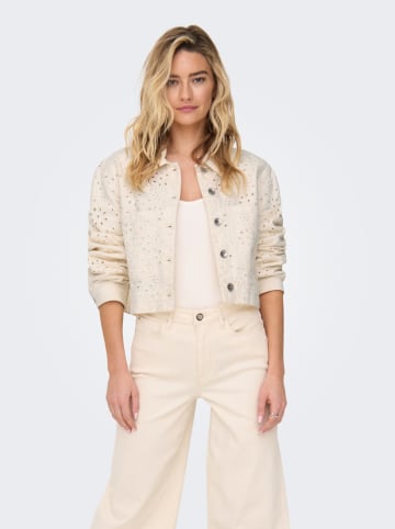 ONLY Hemdjacke in Creme