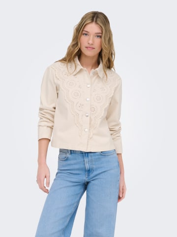 ONLY Hemdjacke in Sand