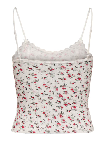 ONLY Top wit/rood