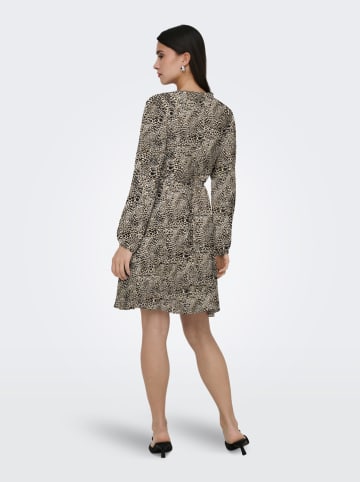ONLY Jurk beige/zwart