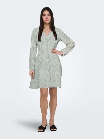 ONLY Kleid in Mint/ Weiß
