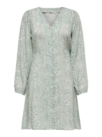 ONLY Sukienka w kolorze miętowo-białym