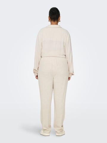 ONLY Spodnie w kolorze kremowym