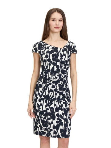 Vera Mont Jurk crème/donkerblauw