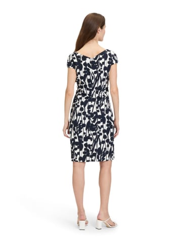 Vera Mont Jurk crème/donkerblauw