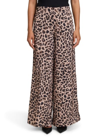 Vera Mont Spodnie w kolorze kremowo-brązowym