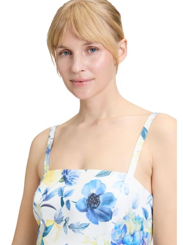 Vera Mont Kleid in Creme/ Hellblau