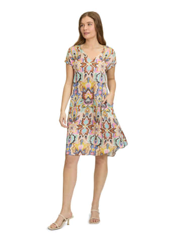 Vera Mont Kleid in Hellblau/ Gelb