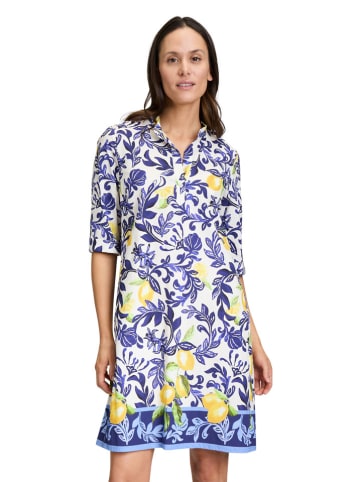 Vera Mont Jurk crème/blauw