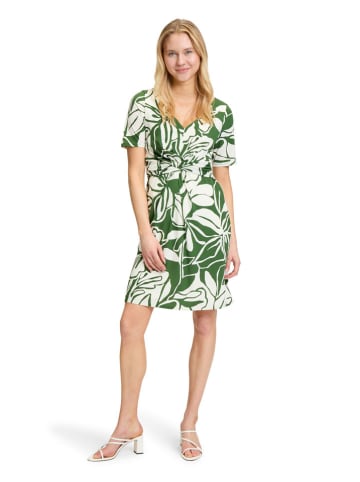 Vera Mont Jurk groen/crème