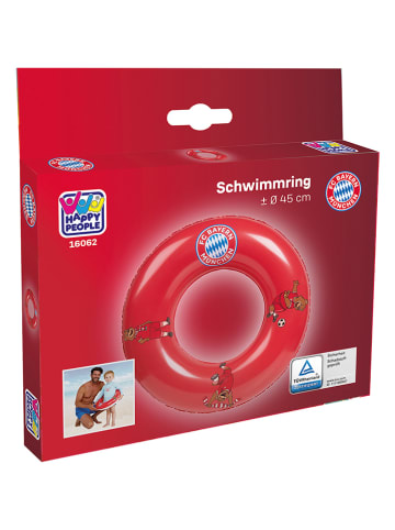 Happy People Schwimmring "FCB" in Rot - ab 18 Monaten